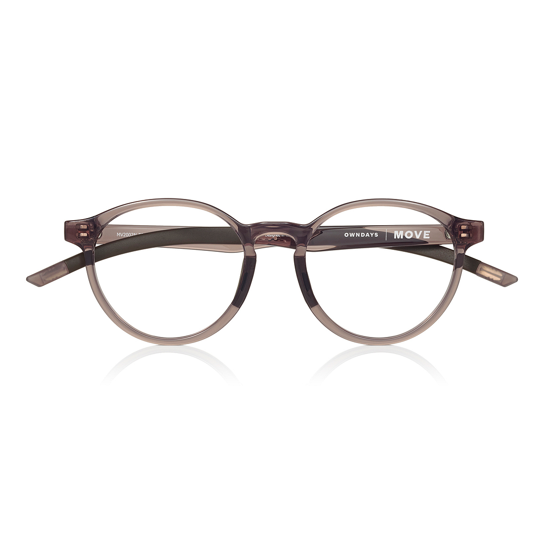 OWNDAYS | MOVE Light Brown Full Rim Boston right side